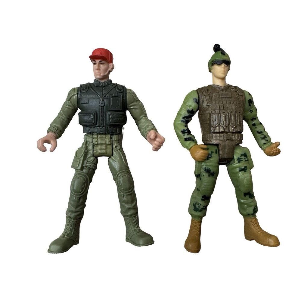 GI Joe Action Figure Chap Mei Soldiers Army Military Lot of 2